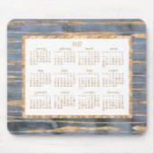 Gouden Folie Jaarlijkse 2017 Agenda Muismatten Bla (Voorkant)