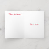 Gouden Folie Kerst Ornament Kaart (Binnenlaag)