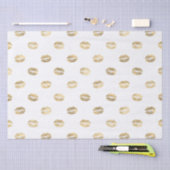 Gouden Folie Lippen Tissuepapier (Craft)