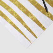 Gouden Folie Palmblad Tropische Monogram Beginlett Tissuepapier (Detail)