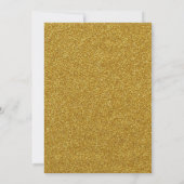 Gouden folie Script Bruiloft Bewaar de datum Anana Save The Date (Achterkant)