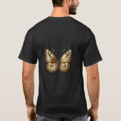 Gouden folie vlinders t-shirt (Achterkant)