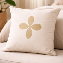 Gouden Folk Bloom Worp Kussen
