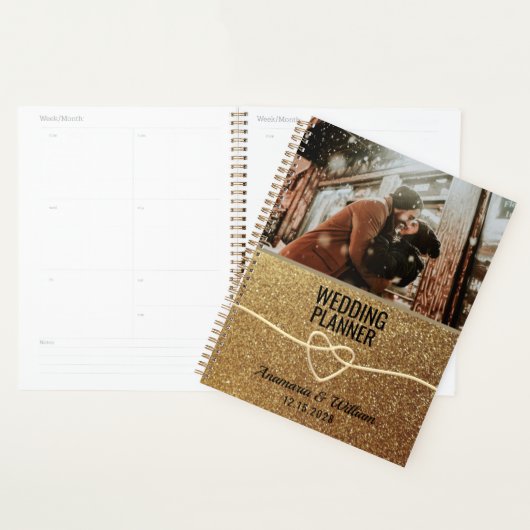Gouden Foto Wedding Planner Boek (Display)