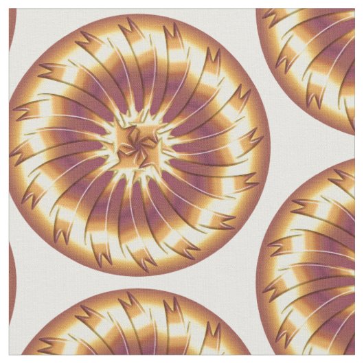 Gouden fractaal element. stof (Close Up)