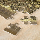 gouden fractale puzzel (Zijkant)