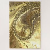 gouden fractale puzzel (Verticaal)