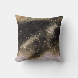 Gouden Galaxy Abstracte Glitters Worpkussen Kussen