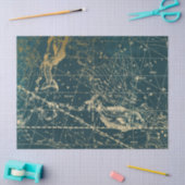 Gouden Galaxy Star Kaart Serie Design 4 Tissuepapier (Craft)