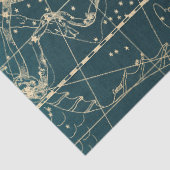 Gouden Galaxy Star Kaart Serie Design 4 Tissuepapier (Detail)