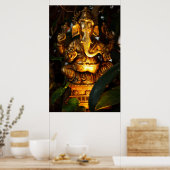 gouden ganesha - poster (Keuken)