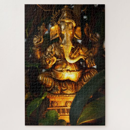 gouden ganesha puzzel legpuzzel (Verticaal)
