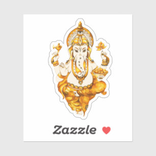 Gouden Ganesha Sticker
