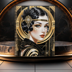 Gouden Gatsby Glamour Art Deco Planner