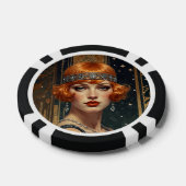 Gouden Gatsby Glamour Poker Chips (Enkel)
