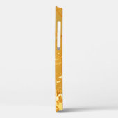 Gouden Geel Marmeren Inktpatroon Case-Mate iPhone Case (Achterkant / Links)