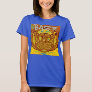 Gouden Gele Baseball Handschoen Art Print T-shirt