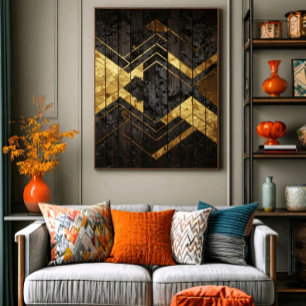 Gouden Geometrie Poster