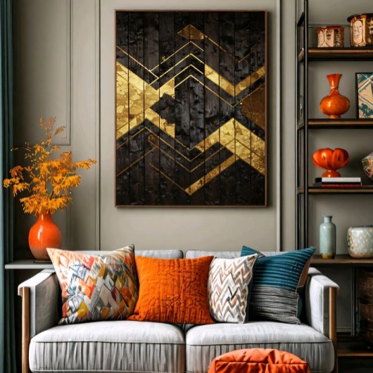 Gouden Geometrie Poster