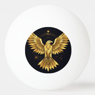 Gouden Geometrische Adelaar Pingpongballen