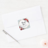 Gouden Geometrische Boho Bloemen Bruiloft Stickers (Envelop)