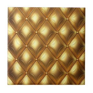 Gouden Geplooid Ontwerp Tegeltje