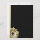 Gouden Gerbera-Margriet 50ste Verjaardag Kaart (Achterkant)