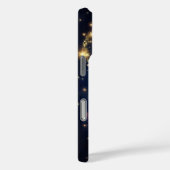 Gouden gespikkelde bloemen Case-Mate iPhone case (Achterkant / Rechts)