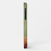 Gouden gingko boom oosters groen elegant Case-Mate iPhone case (Achterkant/links)