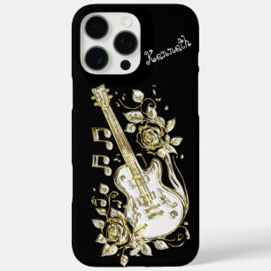 Gouden Gitaar Slaat Perfect Chord iPhone 16 Pro Max Hoesje