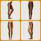 Gouden Glam Brons Leggings