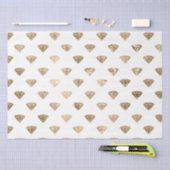 Gouden Glam Diamonds Tissuepapier (Craft)