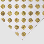 Gouden Glam en witte Stippen Tissuepapier (Detail)