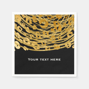 Gouden Glam Luipaardprint Exotische Print Feest Servetten