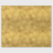 Gouden Glam Sparkles Cadeaupapier (Vlak)