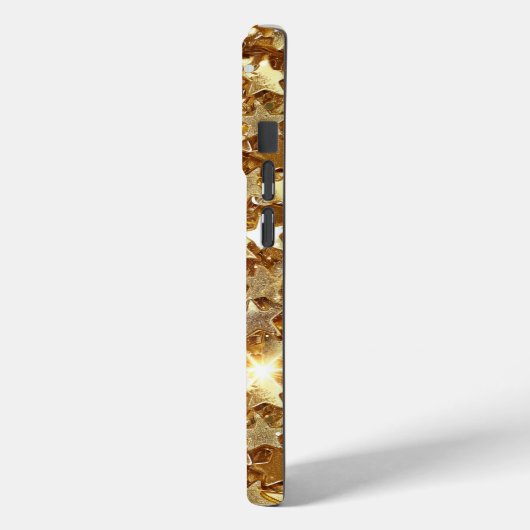 Gouden Glam Stars Confetti Case-Mate iPhone Case (Achterkant / Links)