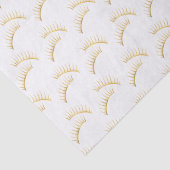 Gouden Glam Wimpers Tissuepapier (Detail)