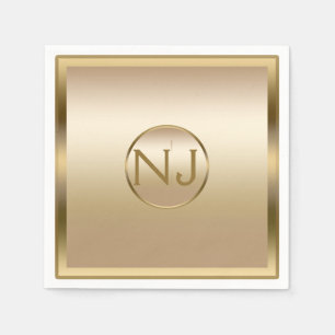 Gouden Glans Gouden Glanzende Moderne Glam Party Servetten