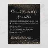 Gouden glans oneffenheden verwijderen nazorg Budge Flyer (Voorkant)