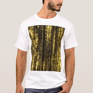 Gouden Glitter: Bokeh-deeltjes achtergrond T-shirt