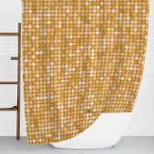 Gouden Glitter Disco Ball Douchegordijn