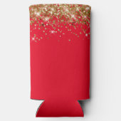 Gouden Glitter en Rood 40 & Fabulous (Achterkant)