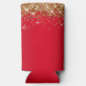 Gouden Glitter en Rood 40ste verjaardag (Achterkant)