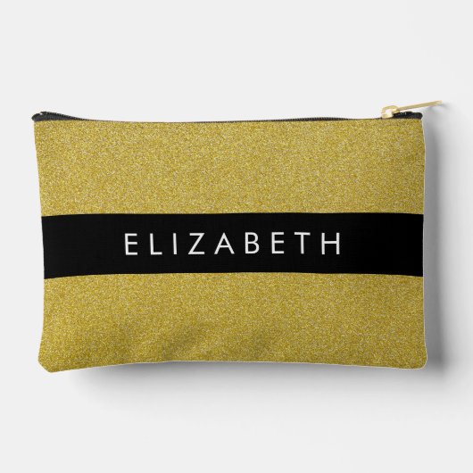 Gouden Glitter, Glitter Achtergrond, Jouw naam Etui (Achterkant)