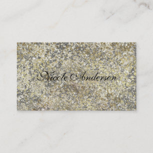Gouden Glitter Knetterende Moderne Chic Glam Glans Visitekaartje