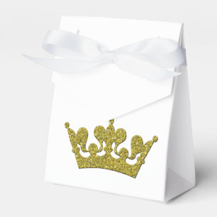 Gouden Glitter Kroon Prinses Koninklijke Feestdoze Bedankdoosjes
