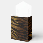 Gouden Glitter Oerwoud Tijger Bedankdoosjes (Geopend)