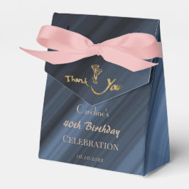 Gouden Glitter rode ballonnen dank u Bedankdoosjes