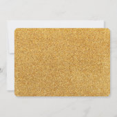 Gouden Glitter Roze Baby Blauwe Stippen Baby Sprin Kaart (Achterkant)