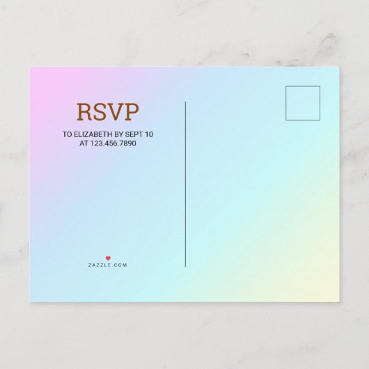 Gouden Glitter Roze Bloemen Prinses Verjaardagsfee Uitnodiging Briefkaart (Achterkant)